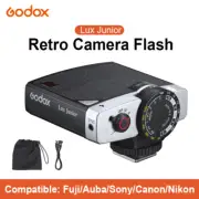 Godox Lux Junior Retro Camera Flash GN12 6000K Speedlite Universal Camera DSLR