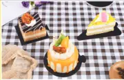 Black Mini Round With Tab Cake Board Mini Dessert Paper Plates AU STOCK