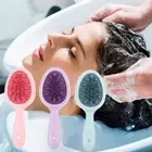 Wet And Dry Shampoo Brush Head Washing Brush Scalp Massage Brush Exfoliator _co