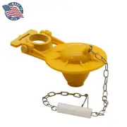 FlushLine Universal Toilet Tank Flapper Yellow Wasp X BCT010 Siliconized 2-inch
