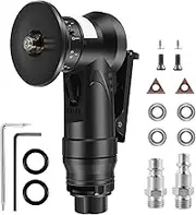 Mini Pneumatic Chamfering Machine, 30000 RPM Handheld Air Beveling Machine, 45° Mini Chamfering Machine Air Tools with 1/4 Inch Air Inlet, Portable Mini Pneumatic Chamfering Machine with Blades (B)