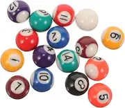 ibasenice 16pcs Mini and Girls Billiard for Boy Girl American Design for Home and School Skill Development and Fun