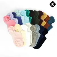 在飛比找PChome24h購物優惠-韓國襪子 羅紋船型襪