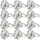 Flower Napkin Rings - Non-Rust, Elegant Napkin Holders for Napkins and8057
