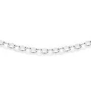 Silver 45cm Solid Belcher Necklet