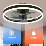 Stylish Ceiling Fan with RC Dimmable LED Lights for Dinner Room Bedroom