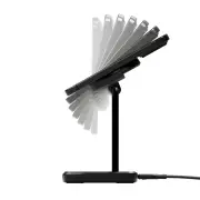 Cygnett ChargeBase Qi2 2 in 1 Magnetic 15W Wireless Charging Stand (Black)