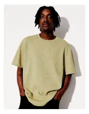 [Kenji] Jawbreaker Knit Oversize Short Sleeve Tee in Assorted