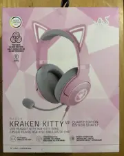 Razer Kraken Kitty V2 Quartz Edition Wired Gaming Headset (RZ04-0473) FREE S&H!