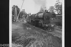 Victorian Railways Steam R749 Taking Coal in Creswick Goods Yard August 1968