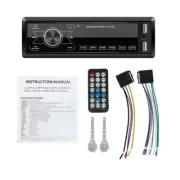 Bluetooth Car Stereo Audio In-Dash Aux Input Receiver FM SD USB MP3 Radio Player
