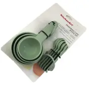 New KitchenAid 9 Measuring Cups and Spoons Cute HPIA Mint Pistachio