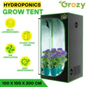 1x1x2M Grow Tent Kits For Hydroponics LED Grow Light Room Indoor Plant System