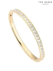 Ted Baker Gold Tone CLEMARA: Crystal Hinge Adjustable Bangle (D27384) | $127