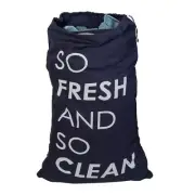 38" Honey-Can-Do Fresh & So Clean Divided Clothes Laundry Bag Holds 2 Load Dorm