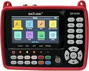 ST-5155 Satellite Terrestrial Cable Signal Meter DVB-S/S2/T/T2/C Combo Meter Suppot HD 1080P MPEG-2/4 H.264/H.265 10 Bit, QPSK, 8PSK, 16APSK, 32APSK
