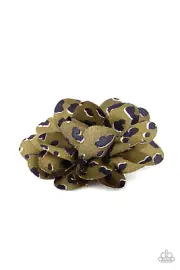 Paparazzi Hair Clip - Panama Picnic - Green