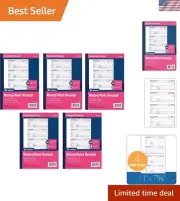 Carbonless Money and Rent Receipt Book: 5 Books, 500 Sets for Quick Transactions