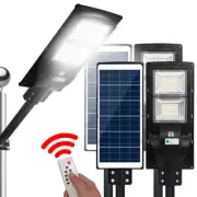 NNEDSZ Leier 160 LED Solar Street Light 120W Flood Motion Sensor Remote Outdoor