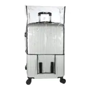 1Pcs Luggage Covers, 28 Inch PVC Suitcase Cover Protectors, Black