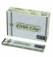 Goloka White Sage 144 Incense Stick Meditation Fragrance Box W/ 12 Packs x15g