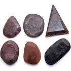 183 CT/6 PCS NATURAL UNTREATED/UNHEATED SAPPHIRE FACETED ROUGH GEMSTONES LOT