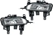 Car Fog Lights for N&issan for Qashqai J11 2018 2019 2020 Car Halogen Fog Lights Fog Lamp Car Front Bumper Fog Light(Left and Right)