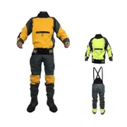 Warm Men Kayak Breathable Waterproof Elastic Drysuit For Outdoor Activities jy Green L