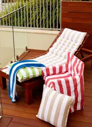 Stripy Alfresco Director Chair Covers - Stripe Design - 100% Cotton
