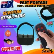 Scrotum Shocker E-Stim Remote Control Ring Electro Ring Cock Ball Shock Sex Toy