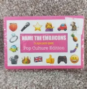 Name The Emoji icons Flashcard Game Pop Culture Edition Family