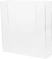 OHPHCALL Wall Mounted Transparent Magazine Holder Document Organizer for Shop Space Saving Brochure Stand Versatile File Rack for Envelopes Catalogs and Reports