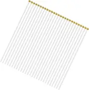 PHENOFICE 100pcs Plastic Flag Pole Durable Handheld Flag Sticks for Sporting Events Advertising Lightweight Design Easy Installation Versatile Use