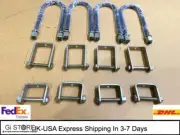 A575 FOR JEEP WILLYS FRONT LEAF SPRING U-BOLT CLIP 6" Set of 4 Fits MB GPW