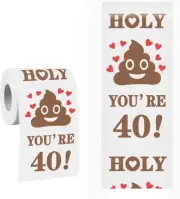 40Th Birthday Toilet Paper Gift for Men and Women Roll Prank Funny 40 Birthday G