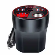 200W Car Power Inverter DC 12V/24V to AC 220V Converter Adapter Charger Outlets