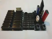 USB / microSD / SD card organizer