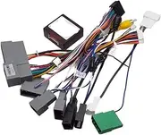 CAN Bus Wiring Harness Power Cable Adapter with Canbus Box Compatible for Honda Pilot/CRV 2 Din Android GPS Car Radio Multimedia Player