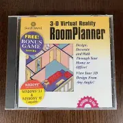 3-D Virtual Reality Room Planner Swift Jewel Design Decorate Windows Cd Rom
