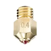 Ruby Nozzles for 3D Printers MK8 E3D Prusa Ender3 (MK8, 0.4mm)