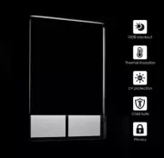 ChrisDowa 100% Blackout Roller Shade, Window Blind with 35"W x 72"H, White