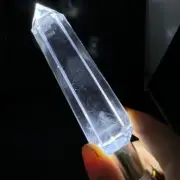 Top Natural Clear Quartz obelisk Crystals Tower Point Wand Reiki Healing 100g
