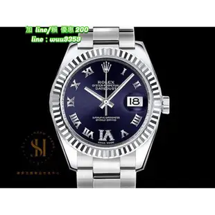 Rolex 勞力士 178274 深紫色面盤 鑲嵌鑽石VI時標 2016年保單 AB6162