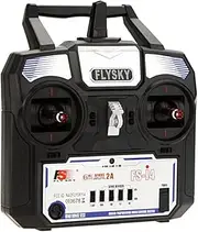 Flysky FS-i4 AFHDS 2A 2.4GHz 4CH Radio System Transmitter for RC Helicopter Glider with FS-A6 Receiver