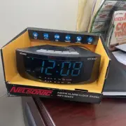 *NEW* Digital AM FM Clock Radio Aux In Jumbo Display Sleep Function Multi Alarm