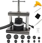 [LYECUN] Watch Crystal Press Tool, Case Back Pry, Spring Bar Tool, Watch Repair Kit for Back Cover Opening and Closing, Battery Replacement, Modern
