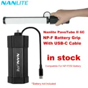 Nanlite PavoTube II 6C NP-F Battery Grip With USB-C Type-C Cable