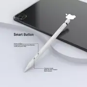 Button Stylus Pen for iPad Apple Pencil 1st 2nd Generation Pro 3 Shortcut Smart