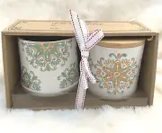 Bathroom Accessories Jar Set Vanity Decor Stoneware