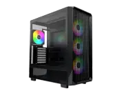 MONTECH X5- ATX Mid-Tower Gaming PC Case, High Airflow, 3x 140mm and 1x 120mm Fa